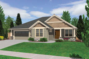 Craftsman House Plan #2559-00140 Elevation Photo