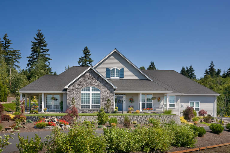 European House Plan #2559-00141 Elevation Photo