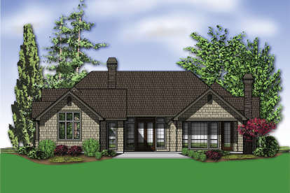 European House Plan #2559-00144 Elevation Photo