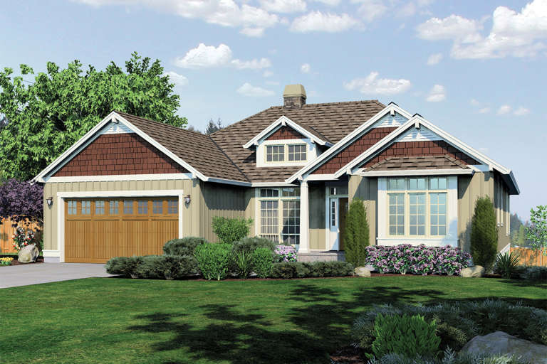 House Plan House Plan #11922 Front Elevation 