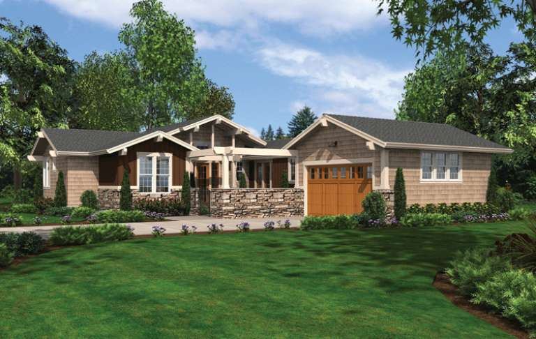 Craftsman House Plan #2559-00146 Elevation Photo