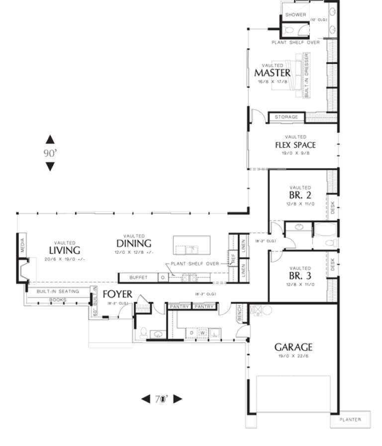 House Plan House Plan #11924 Drawing 1
