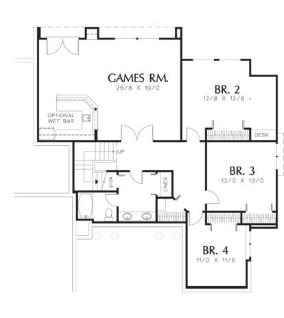 Floorplan 1 for House Plan #2559-00149