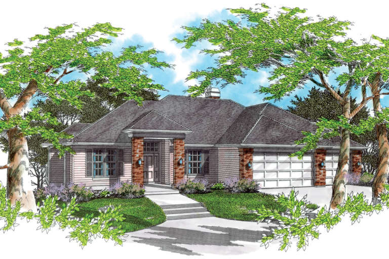 House Plan House Plan #11927 Front Elevation 