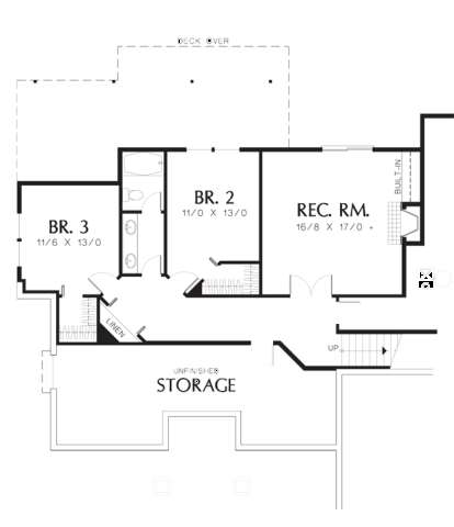 Floorplan 1 for House Plan #2559-00150