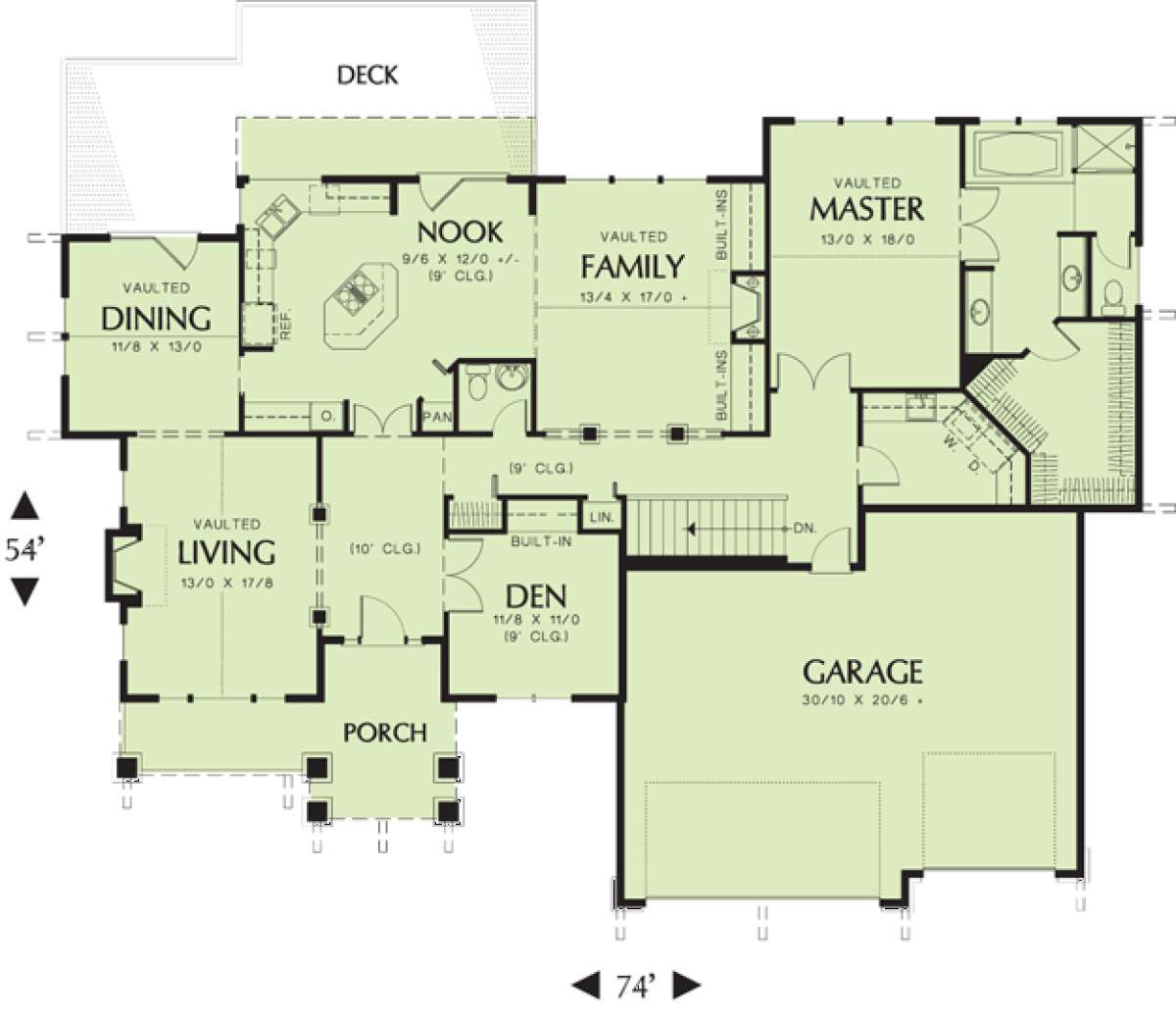 Floorplan 2 for House Plan #2559-00151