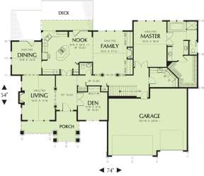 Floorplan 2 for House Plan #2559-00151
