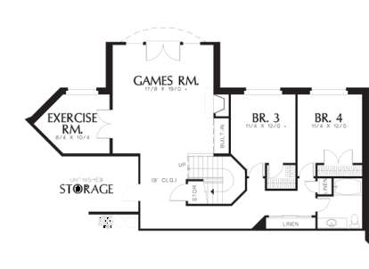 Floorplan 1 for House Plan #2559-00152