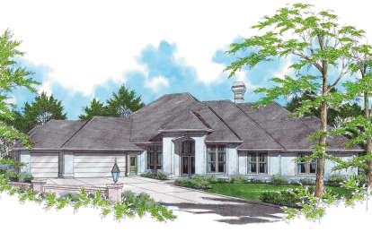 European House Plan #2559-00153 Elevation Photo