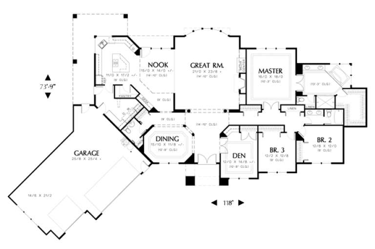 House Plan House Plan #11930 Drawing 1