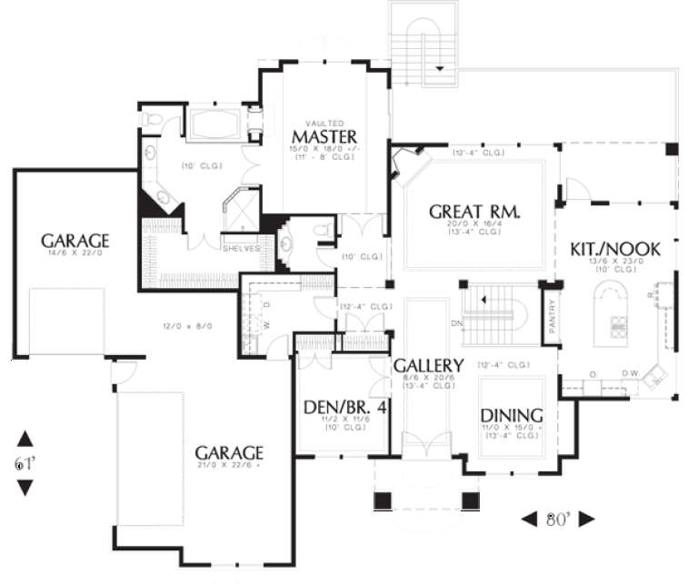 House Plan House Plan #11932 Drawing 2