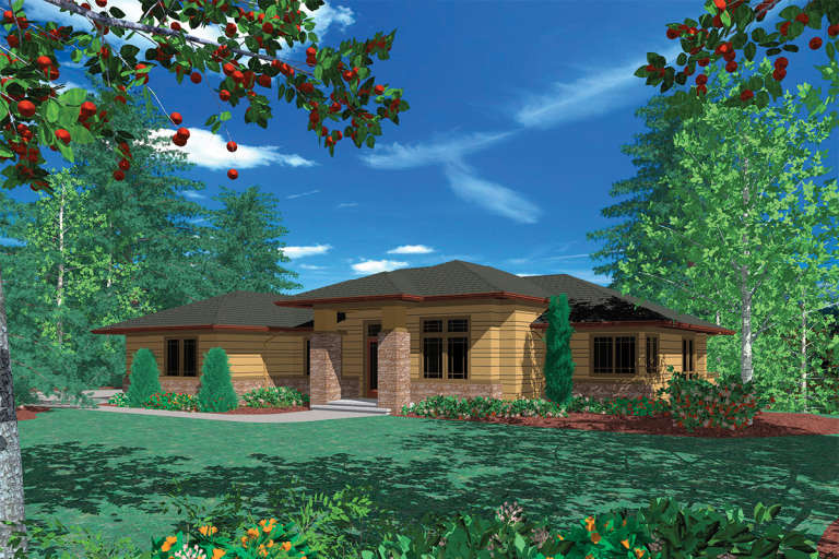 House Plan House Plan #11933 Front Elevation 