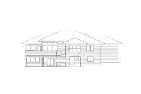 Contemporary House Plan #2559-00156 Elevation Photo