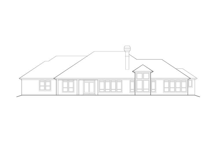European House Plan #2559-00157 Elevation Photo