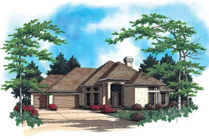 Mediterranean House Plan #2559-00159 Elevation Photo