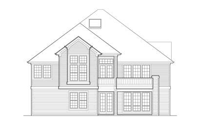 European House Plan #2559-00160 Elevation Photo