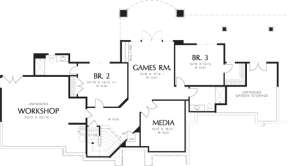 Floorplan 1 for House Plan #2559-00161