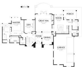 Floorplan 2 for House Plan #2559-00161