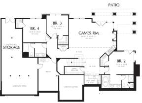 Floorplan 1 for House Plan #2559-00162
