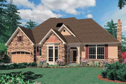 4 Bed, 3 Bath, 3955 Square Foot House Plan - #2559-00163