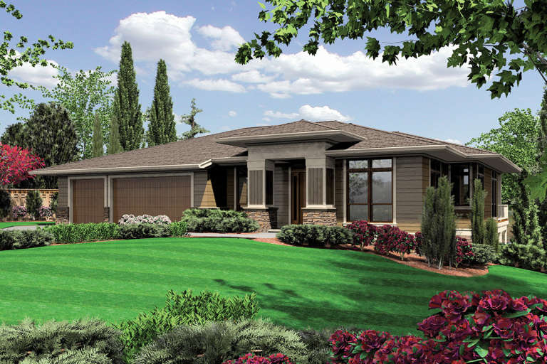 House Plan House Plan #11942 Front Elevation 