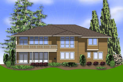 Prairie House Plan #2559-00165 Elevation Photo