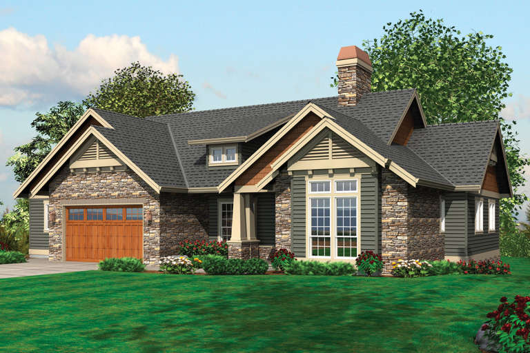 House Plan House Plan #11947 Front Elevation 