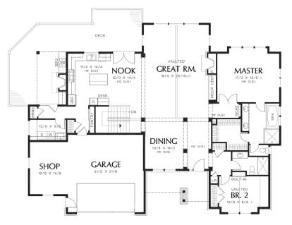 Main Floor  for House Plan #2559-00170