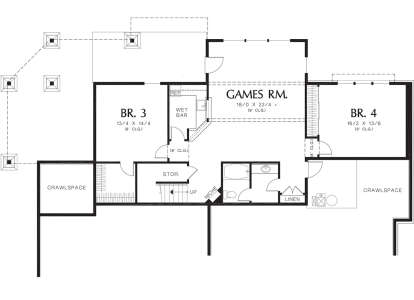 Basement  for House Plan #2559-00170