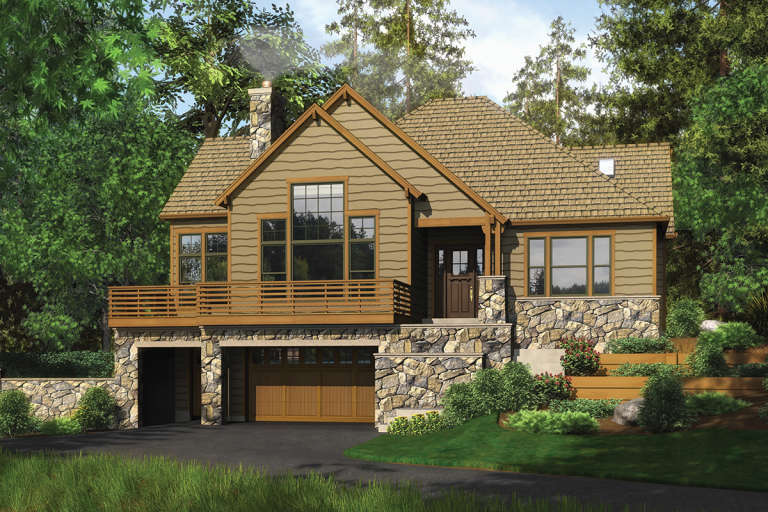 Craftsman House Plan #2559-00172 Elevation Photo