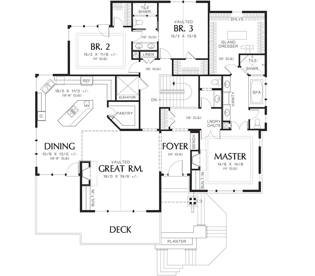 Main Floor  for House Plan #2559-00172