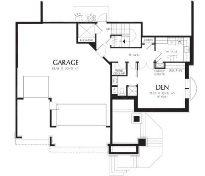 Basement  for House Plan #2559-00172