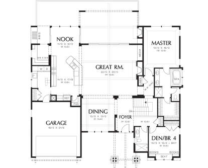 Main Floor  for House Plan #2559-00173