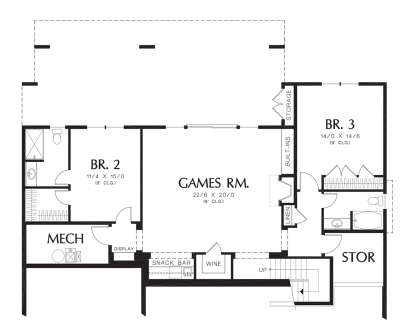 Basement  for House Plan #2559-00174