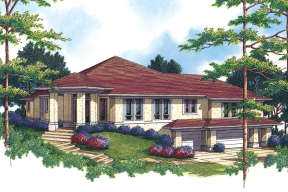 Contemporary House Plan #2559-00175 Elevation Photo