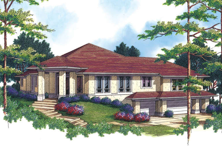 Contemporary House Plan #2559-00175 Elevation Photo
