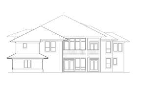 Contemporary House Plan #2559-00175 Elevation Photo