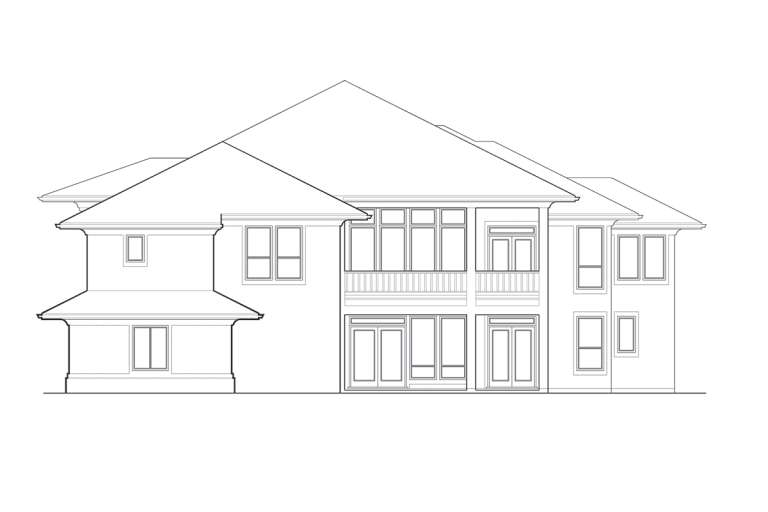 Contemporary House Plan #2559-00175 Elevation Photo