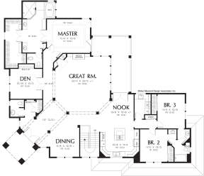 Main Floor  for House Plan #2559-00175