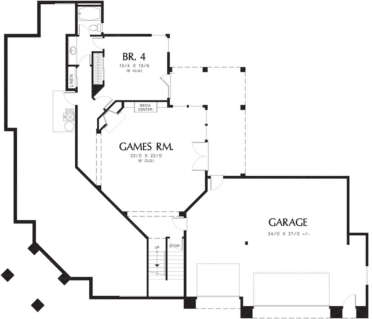 Basement  for House Plan #2559-00175