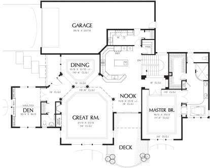 Main Floor  for House Plan #2559-00176