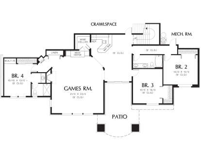 Basement  for House Plan #2559-00176
