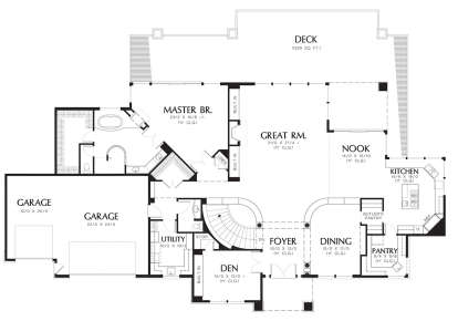 Main Floor  for House Plan #2559-00178