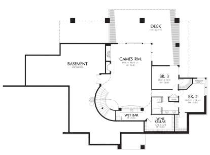 Basement  for House Plan #2559-00178