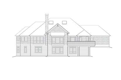 Lake Front House Plan #2559-00179 Elevation Photo