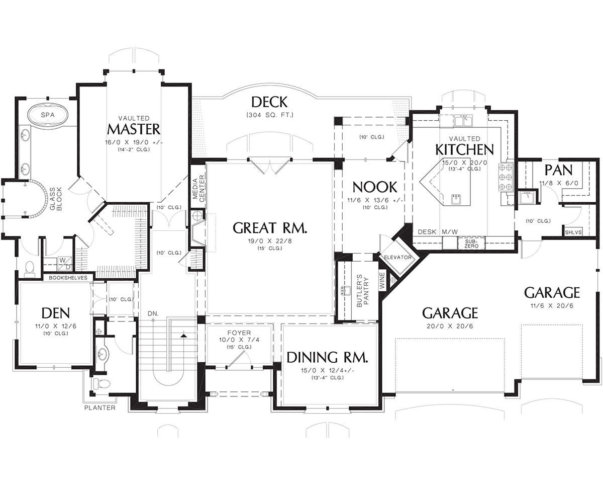 Main Floor  for House Plan #2559-00181