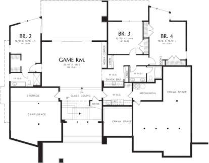Basement  for House Plan #2559-00183