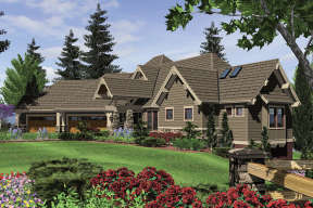 Luxury House Plan #2559-00184 Elevation Photo