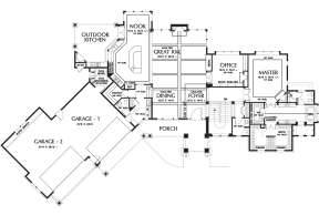 Main Floor  for House Plan #2559-00184