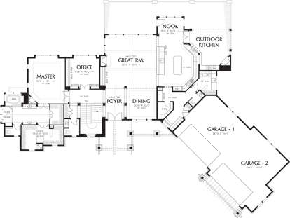 Main Floor  for House Plan #2559-00185